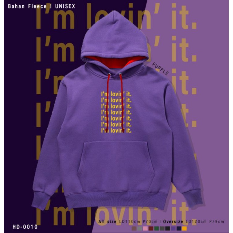 DISKON LEBAYY!!HOODIE FLEECE BTS MEAL MCD ALLSIZE/OVERSIZE/JUMBO UNISEX