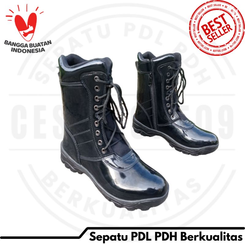 Sepatu PDL TNI POLRI Jatah Sepatu PDL BANSER SECURITY Sepatu Safety