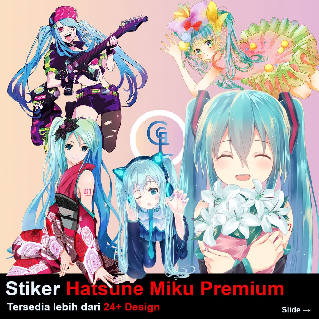 

Sticker Vocaloid Hatsune Miku Tumblr Laptop Hp Anime PREMIUM