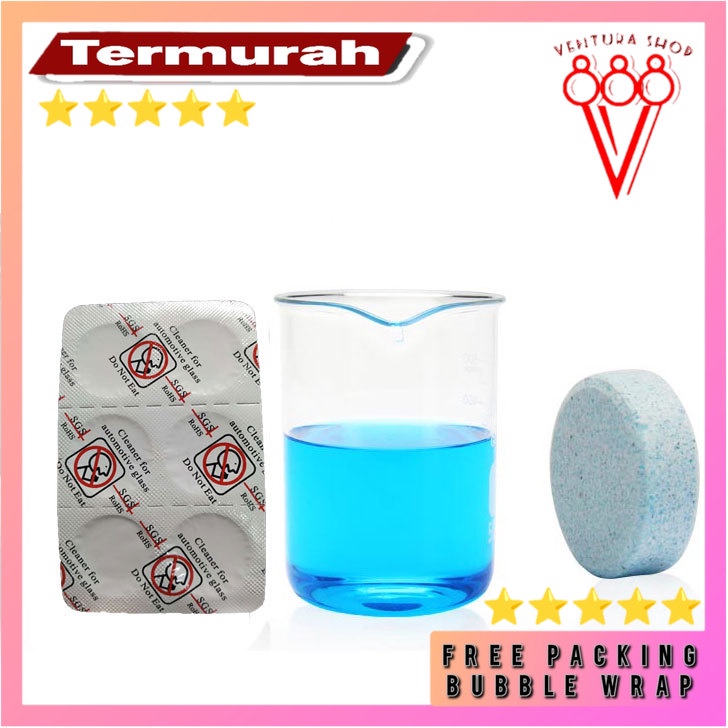 Tablet Sabun Wiper Pembersih Kaca Mobil High Efficiency Auto Glass Cleaner 6 PCS - Xi1