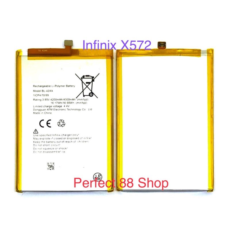 Baterai Infinix Hot Note 4 - X572 - Infinix Note4 - Infinix Note4 Pro BL-42AX