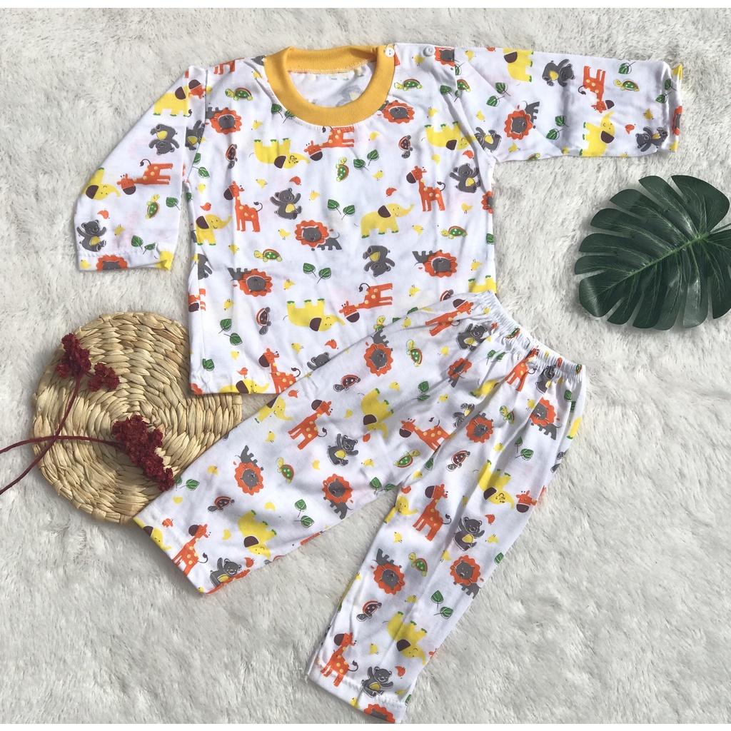 [STO.PJMGB] Setelan Baju Bayi Piyama Bayi Panjang Kaos Oblong  Umur 3 - 16 Bulan