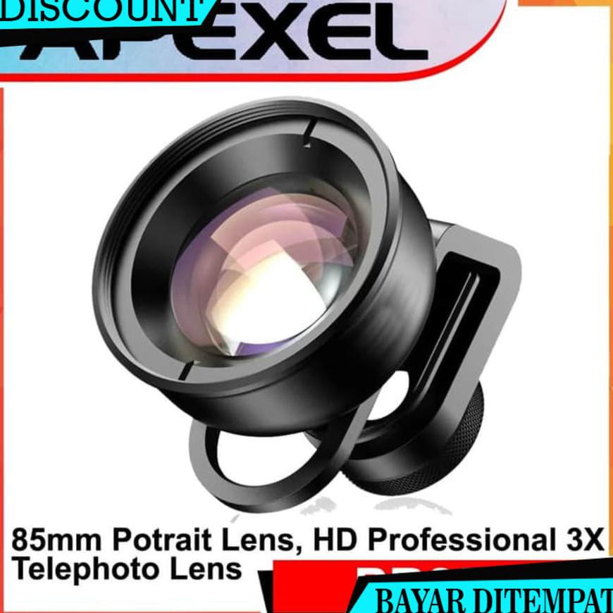 (BAYAR DITEMPAT) LENSA KAMERA HANDPHONE HP MACRO LENS 85MM APEXEL PR85-U - CLIP-P NA2085