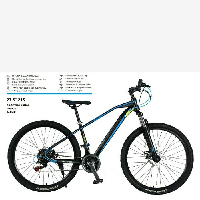 sepeda gunung 27,5 ODESSY SIBERIA 21 SPEED