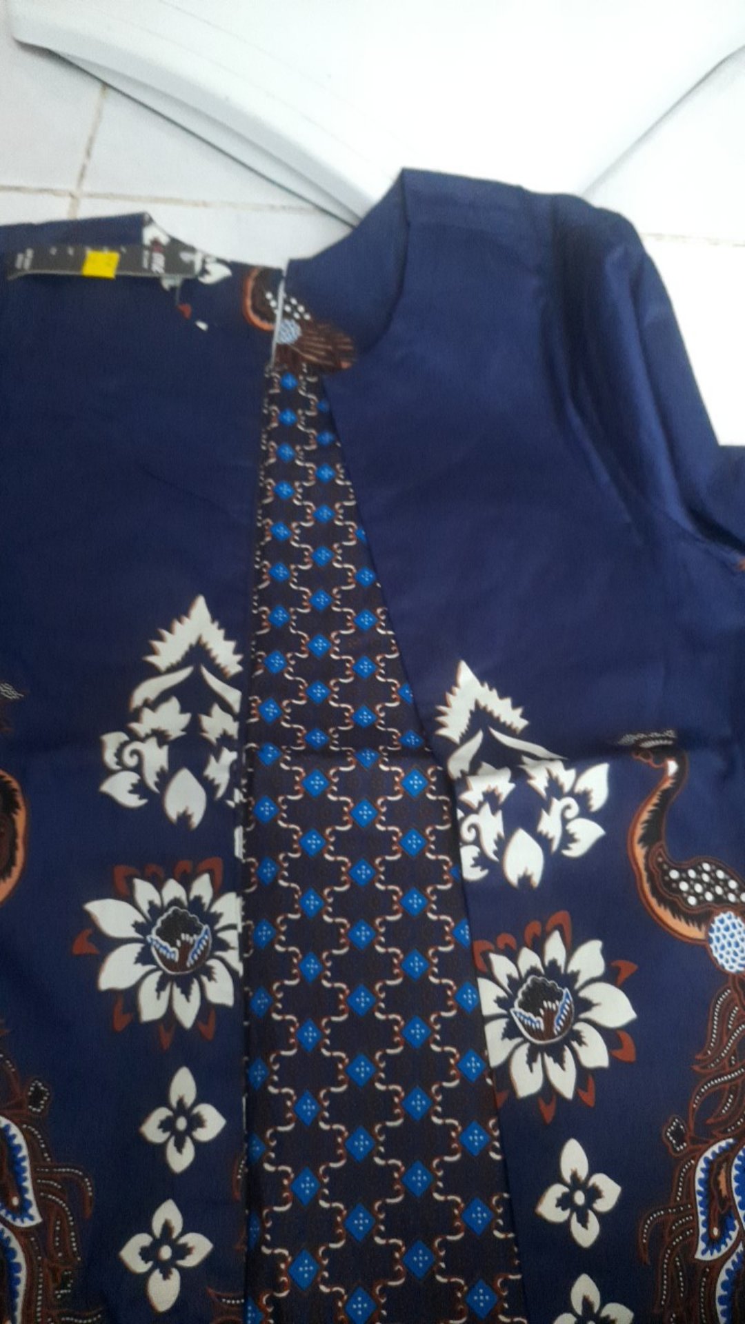 Dress/kemeja Batik Anak Jm Navy / Seragam Batik