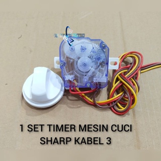 Timer mesin cuci Sharp/ timer set +knop