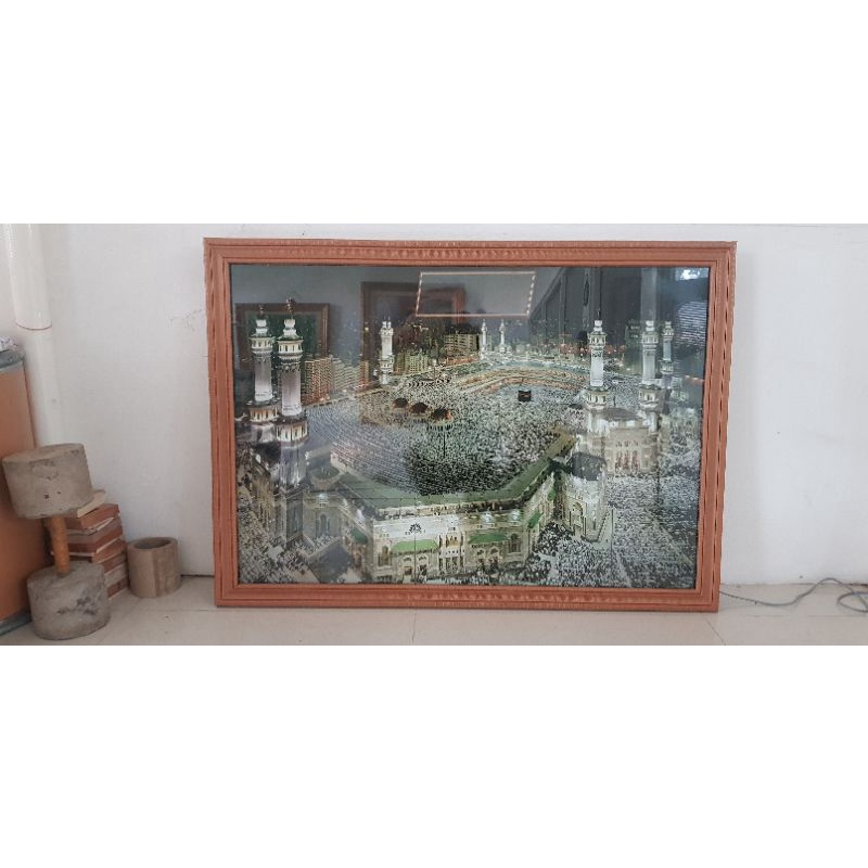 Kaligrafi kakbah lampu mekah nabawi madinah full modif C