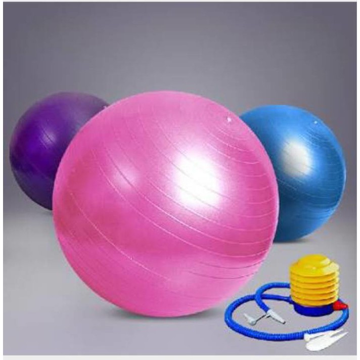 Media Alat Gym ball alat fitnes Bola Yoga Pilates Fitness 65 CM - murah laris