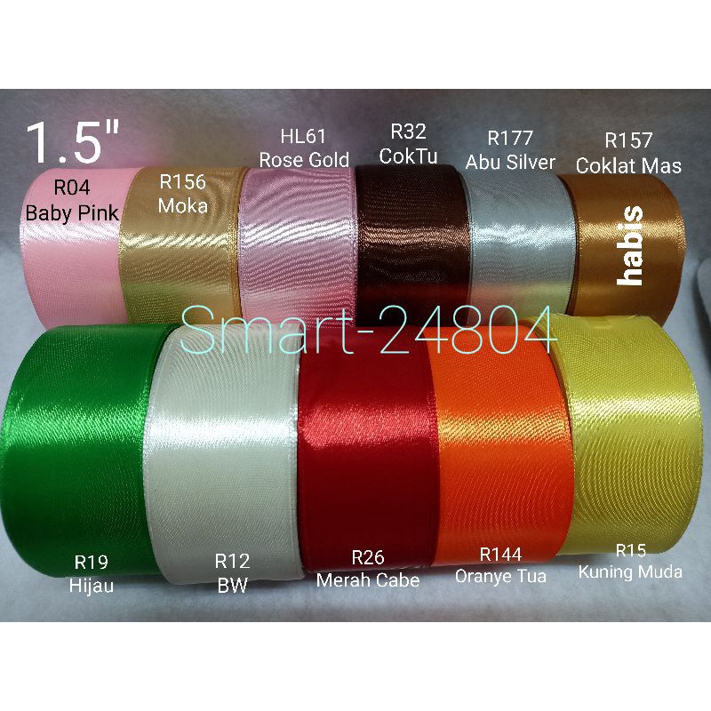 

PITA SATIN 4CM PER ROLL PART 1