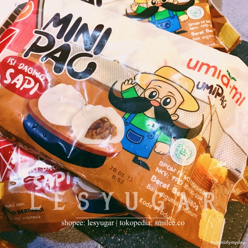 [LESYUGAR FROZEN FOOD] - UMIAMI MINIPAO BEKU OLAHAN HALAL MINI PAO DAGING SAPI GURIH ENAK BAKPAO BAP
