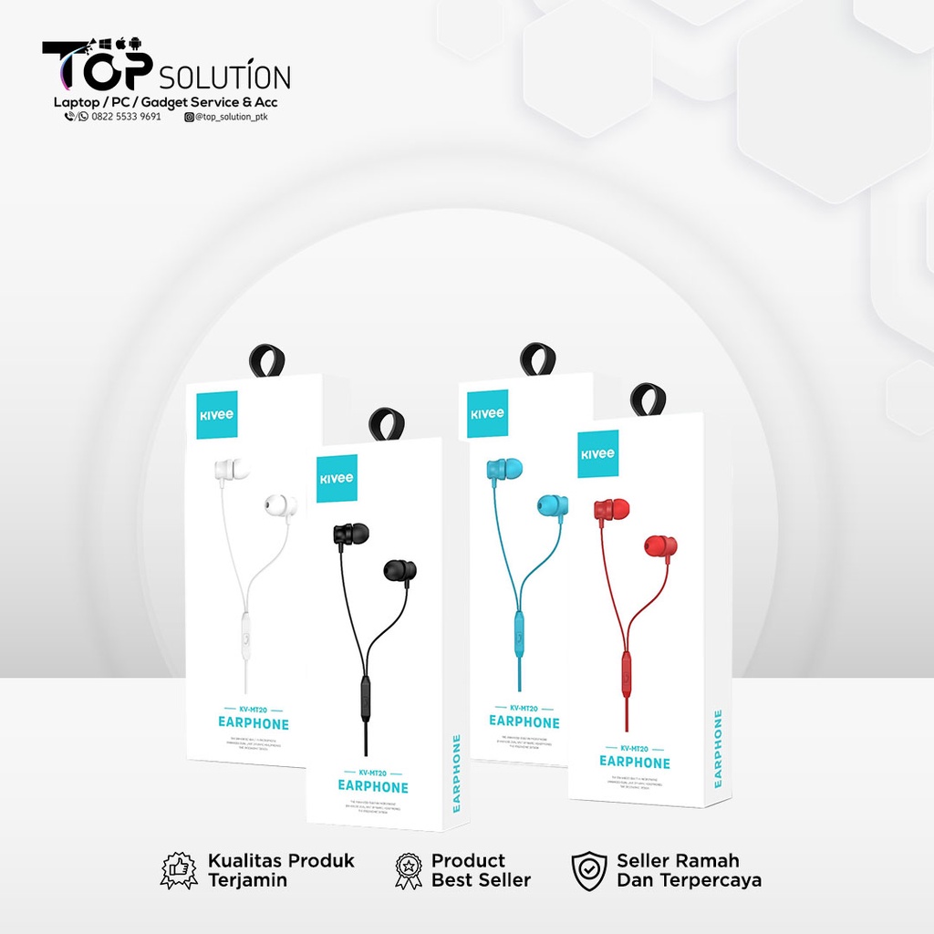 KIVEE KV-MT20 Headset / Earphone / Handsfree Kivee MT20 Bass