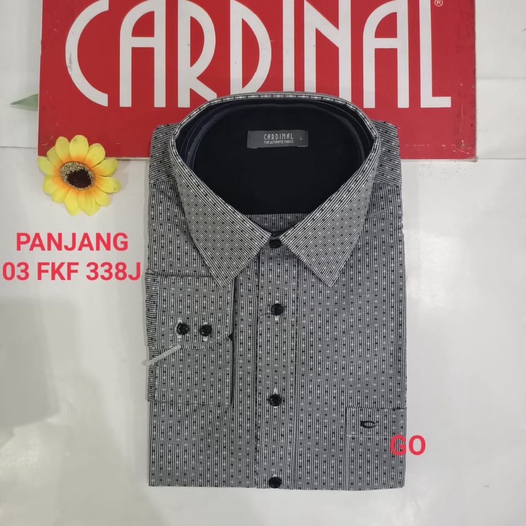 gof M-L F CARDINAL KEMEJA FORMAL PANJANG RegularFit Pakaian Kemeja Kerja Pria Kantor Acara Resmi Pakaian Wisuda 2