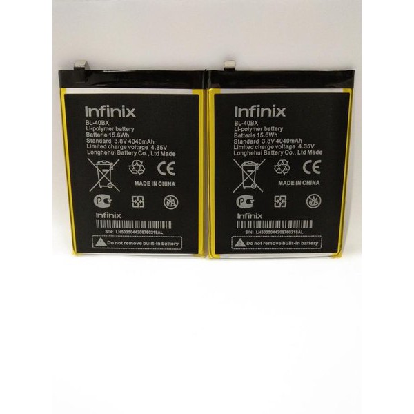 Battery Batre  Infinix Hot Note X551 BL-40AX Original Batre Infinix X551 BL40AX Baterai