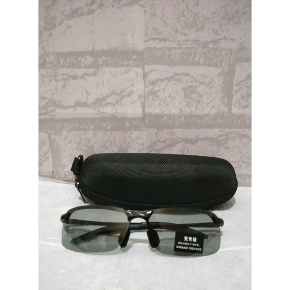 Kacamata+BOX berburu ikan potocromic polarized TANPA lap TANPA tes card !!!