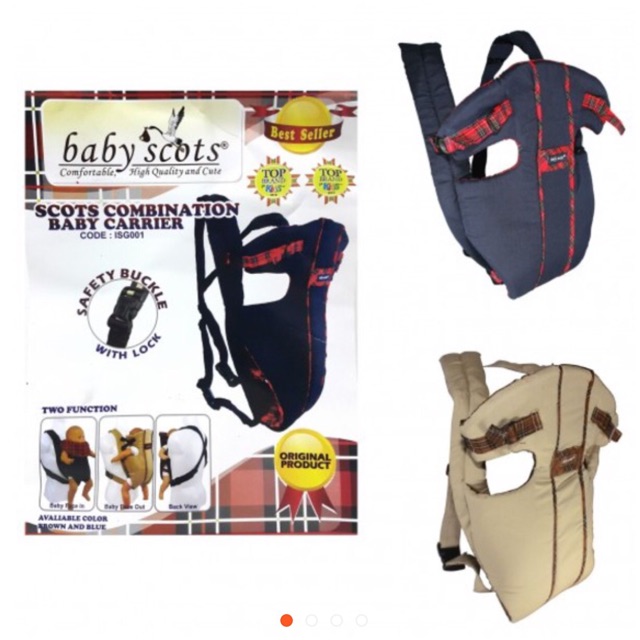 Gendongan hipseat baby scots