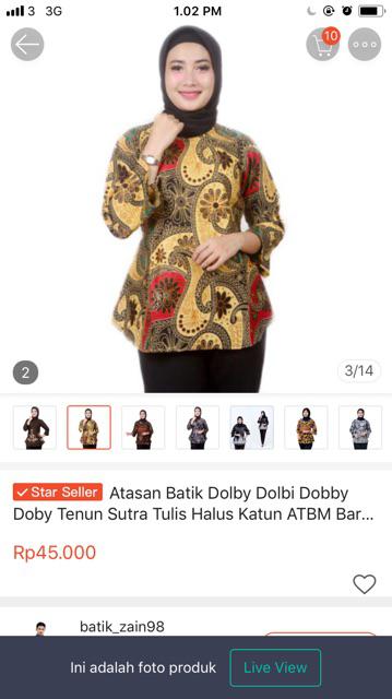 Atasan Batik Dolby Dolbi Dobby Doby Tenun Sutra Tulis Halus Katun Atbm Baron ,sarombit Atasan