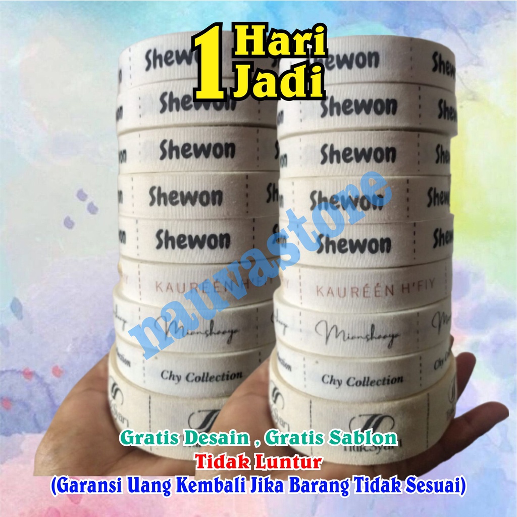 

LABEL BAJU MURAH BAHAN KATUN CUSTOM SABLON