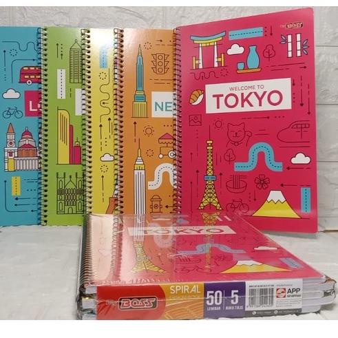 

TERMURAH Buku Tulis SPIRAL Bigboss / B5 50 Lembar 3997 ⍗