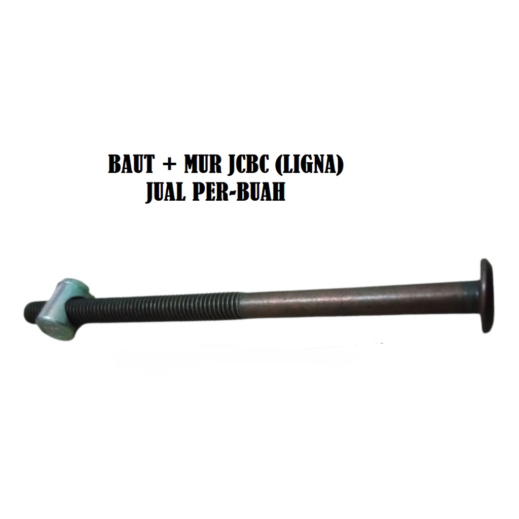 Jual baut mur knock down m 6 x 65 mm ligna jcbc hitam knokdon kunci l