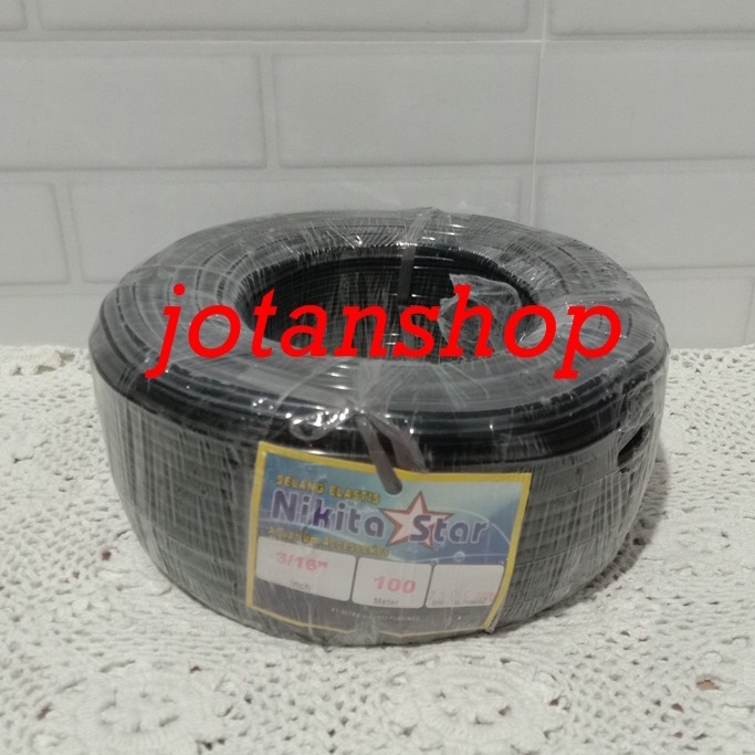 Selang HITAM ROLL 100 m 100m aerator airator Aquarium airpump aquascape