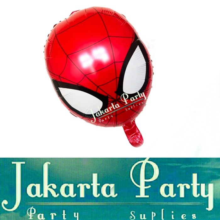 Balon Kepala Spiderman / Balon Spiderman / Balon Foil Spiderman