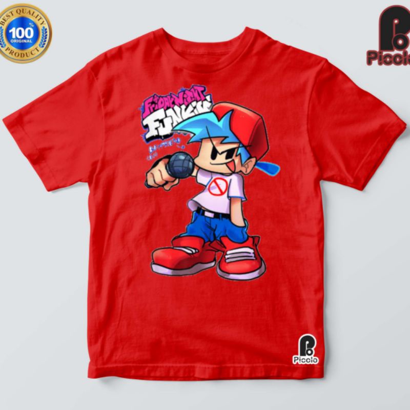 BAJU KAOS ANAK GAMES FNF  BAHAN PREMIUM DISTRO