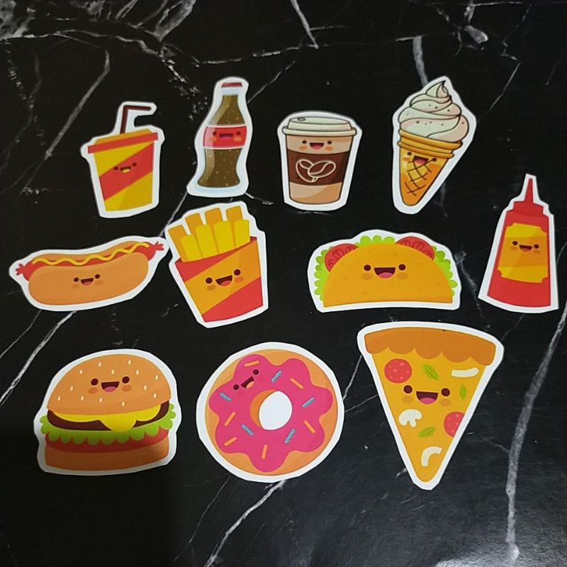 Sticker Aesthetic Food