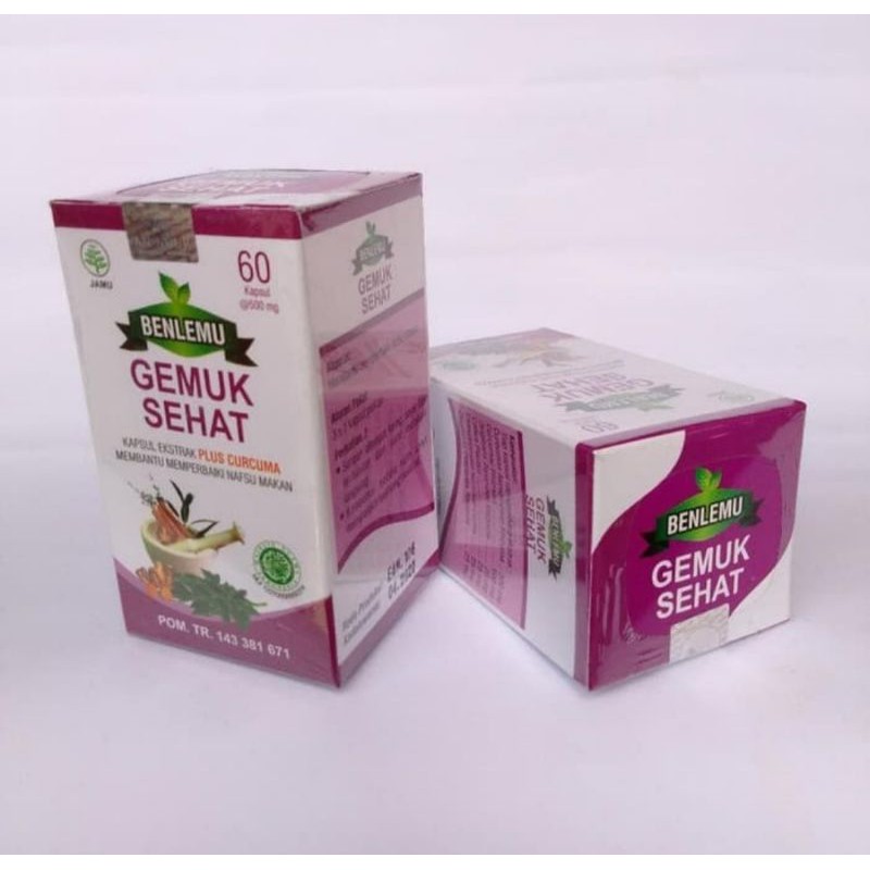 Benlemu Kapsul Gemuk Sehat | Isi 60kpsl