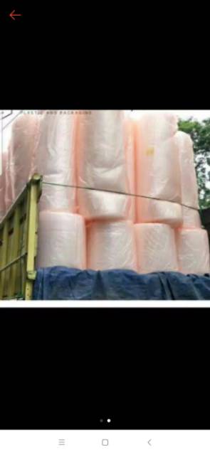 BUBBLE WRAP BUBBLEWRAP 125 X 50 M JUMBO HITAM &amp; PUTIH