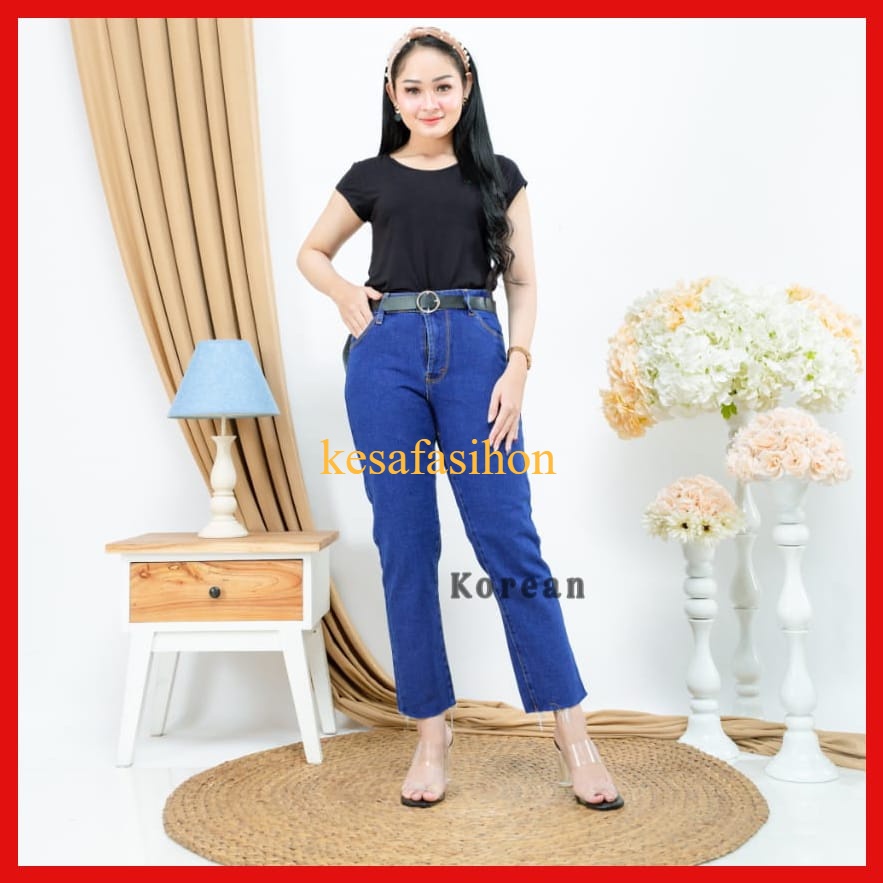 New-CELANA BOYFRIEND SUWIR JEANS WANITA/ CELANA WANITA KOREAN YANG PALING HITS!!