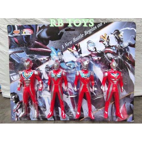 MAINAN ROBOT ULTRAMAN 4 PCS 1911