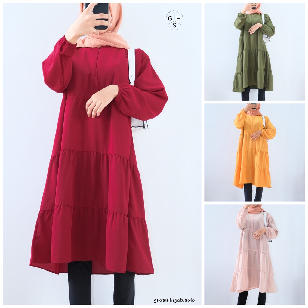 (MSB) TUNIK WREZIA OVERSIZE RUFFLE DAILY BUSUI TUNIK WOLFIS PREMIUM