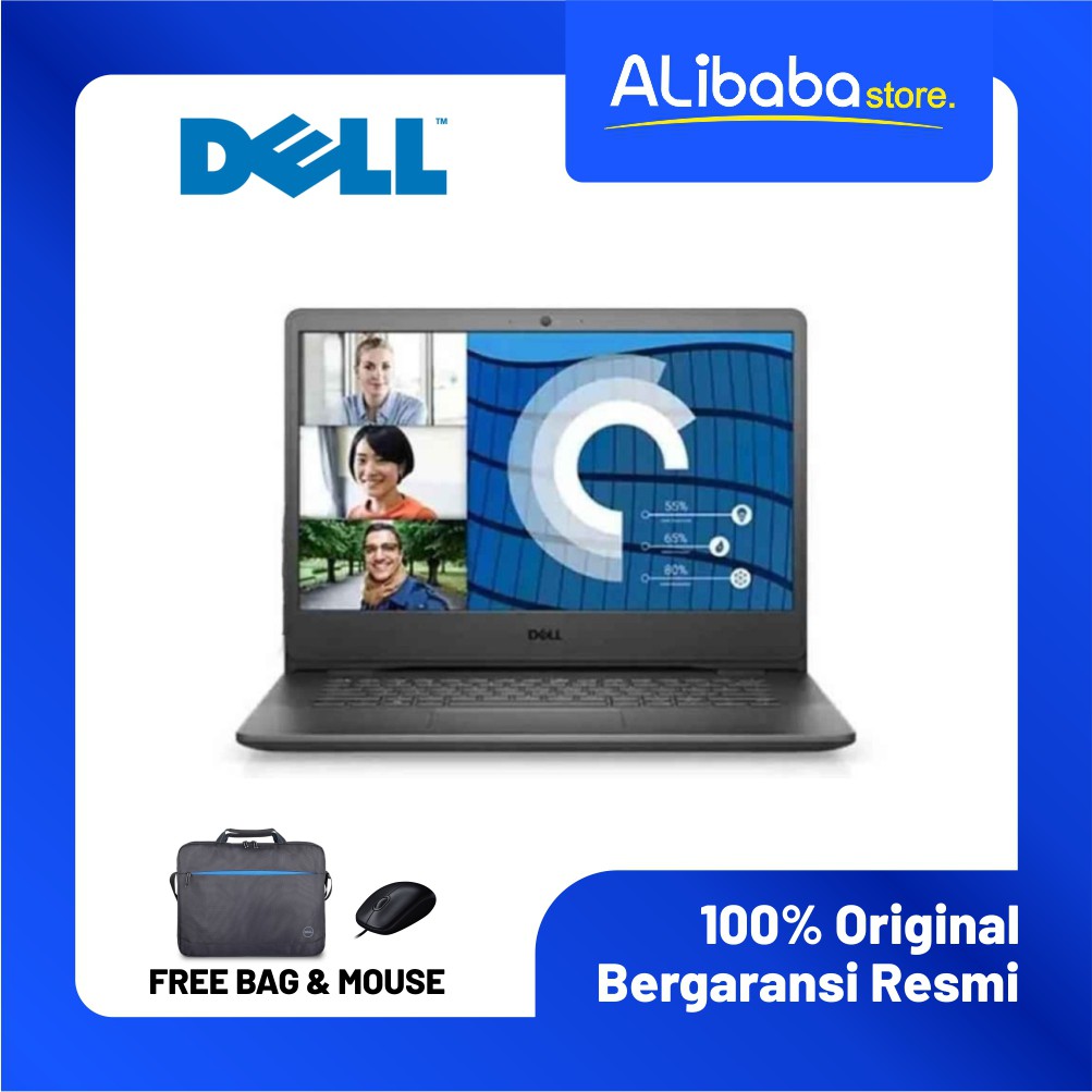 DELL Vostro 3401, CORE i3-1005G1, 4GB/1TB, 14" FHD, UMA, WIN10