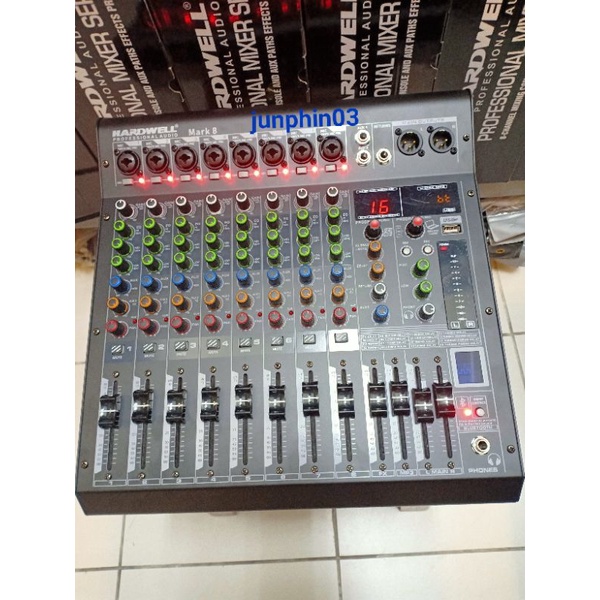 mixer audio hardwell Mark 8.mixer 8ch