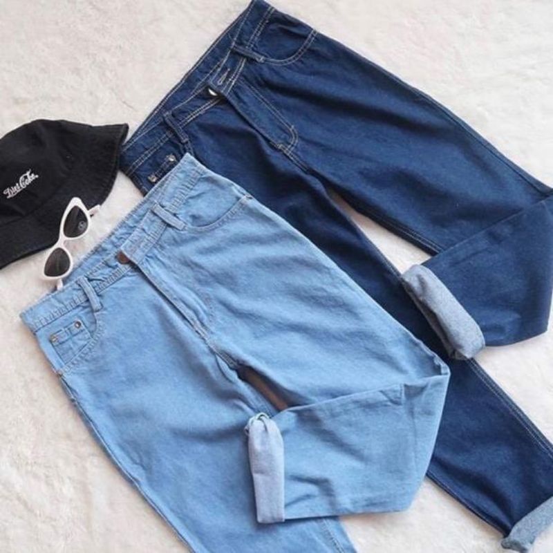 celana panjang jeans//celana jeans wanita//boyfrend jeans.