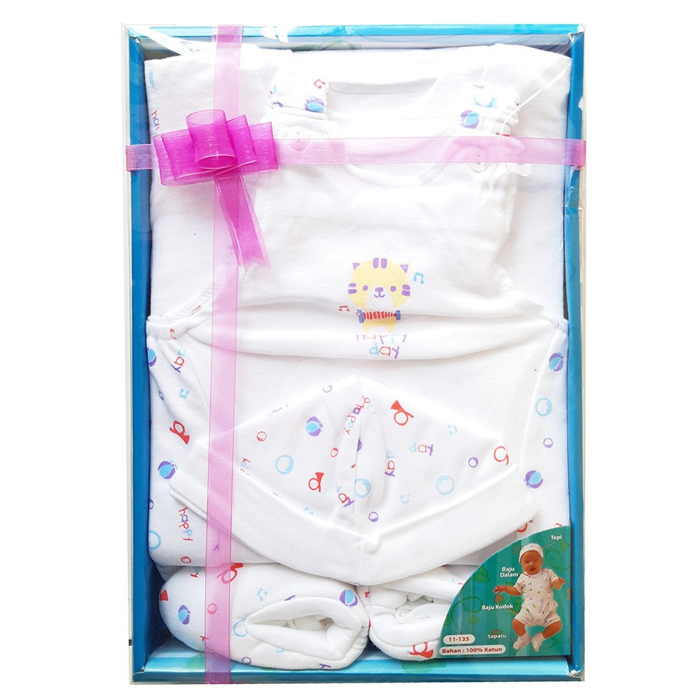 Kado Lahiran Baju Set Paket Perlengkapan Bayi Baru Lahir Kiddy Baby Set 11135