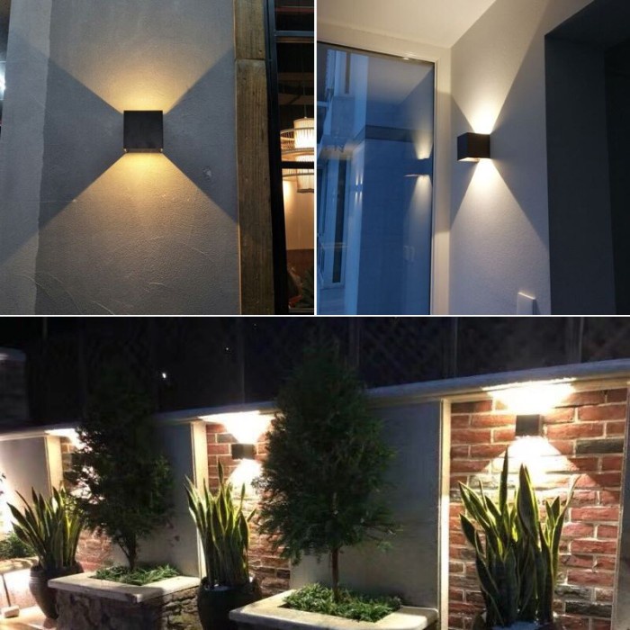 LAMPU INDOOR MODERN / LAMPU DINDING LED MINIMALIS / LAMPU DINDING  / LAMPU DINDING SUDUT CAHAYA DAPAT DIATUR