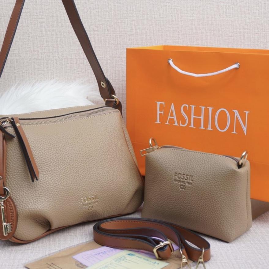 Terbaru  FREE PAPERBAG FSL   Tas wanita batam 008 SHOULDER tas bahu import  murah ,