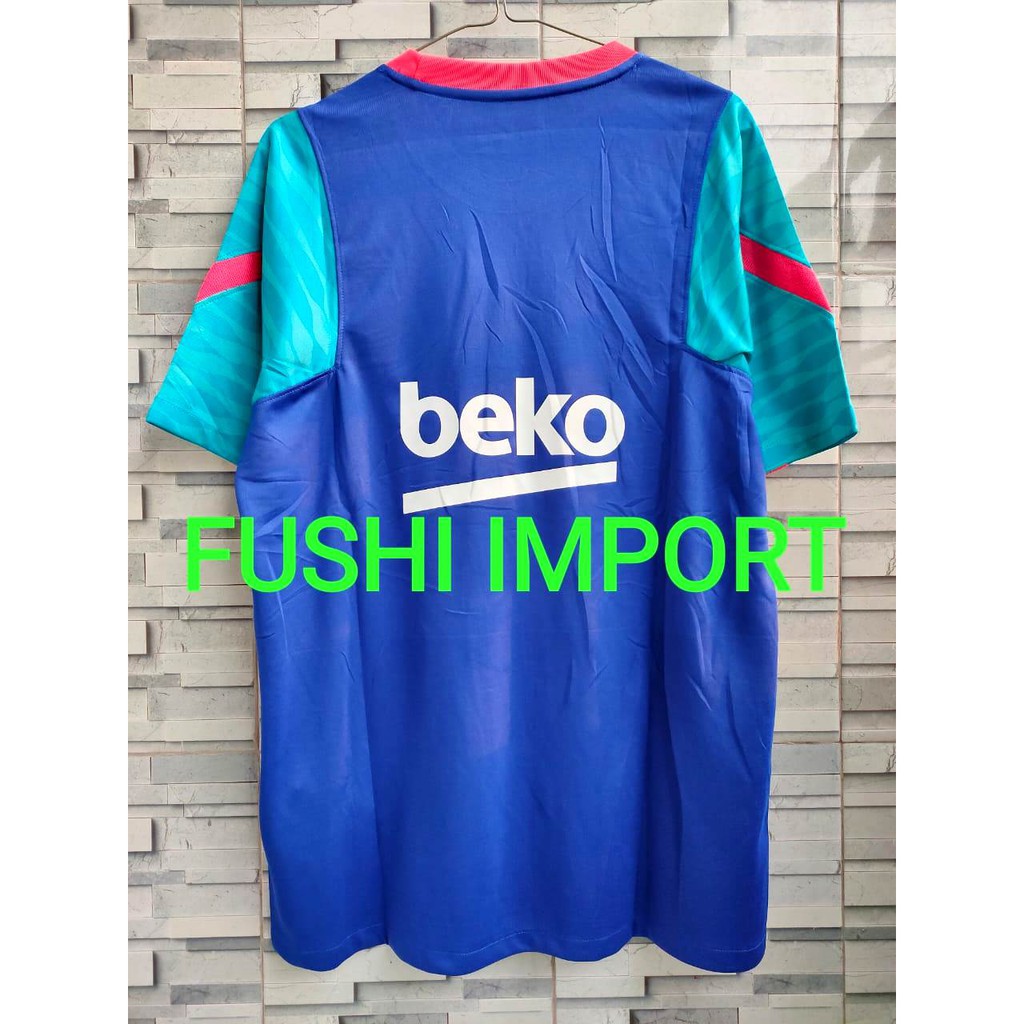 HQ JERSEY BOLA BARCAA TRAINING 2021-2022 GO HQ IMPORT