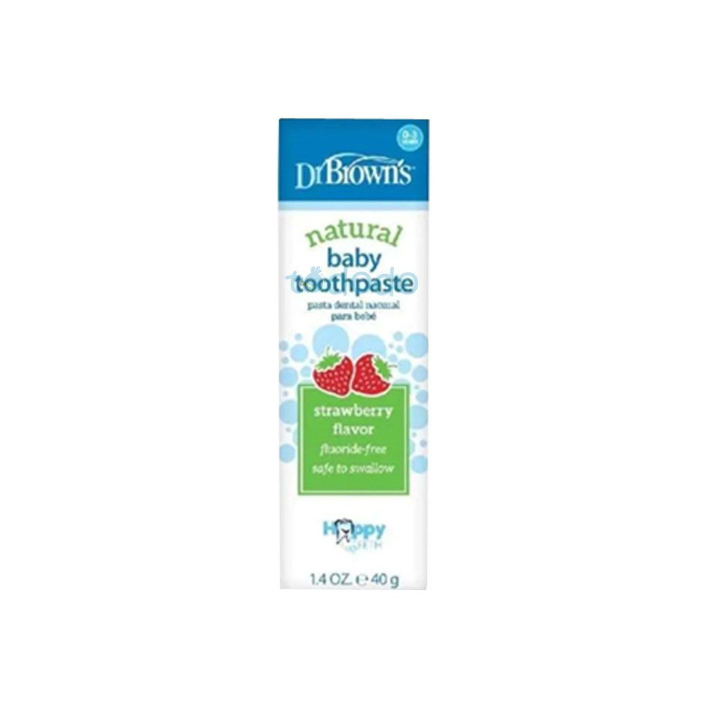 Dr Brown's Natural Baby Toothpaste Stawberry / Pasta Gigi