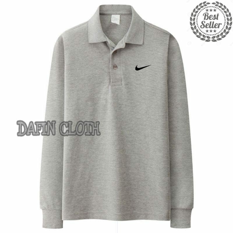 POLO SHIRT -  KAOS  KERAH - LENGAN PANJANG - NIKE