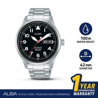 Jual Ja   m Tangan Pria Alba Active Automatic Stainless Steel AL4205