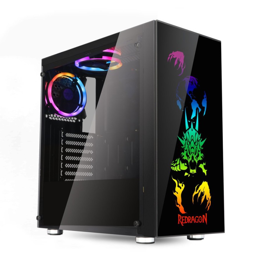 Redragon RGB Gaming PC Case STEELJAW - GC-608