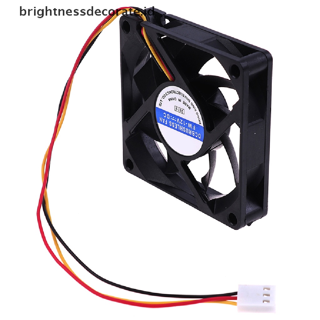 1pc Kipas Pendingin Heatsink Mini 7015 70MM 70x70 X 15 12V 0.4A 3 Pin Mini Fan