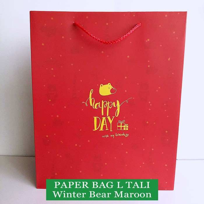 

Paper Bag Tali Motif / Tas Kertas Kado / Tas Ultah- L Fancy