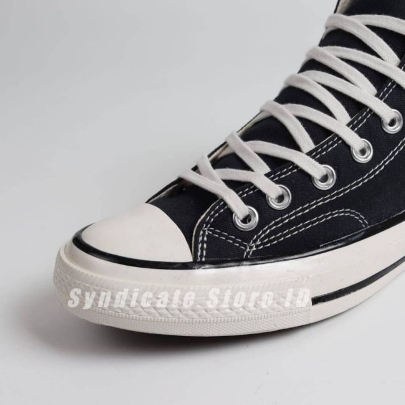 CONVERSE 70s HIGH PREMIUM (BONUS KAOS KAKI+PAPERBAG) Black White Egret BNIB Converse All Star Import