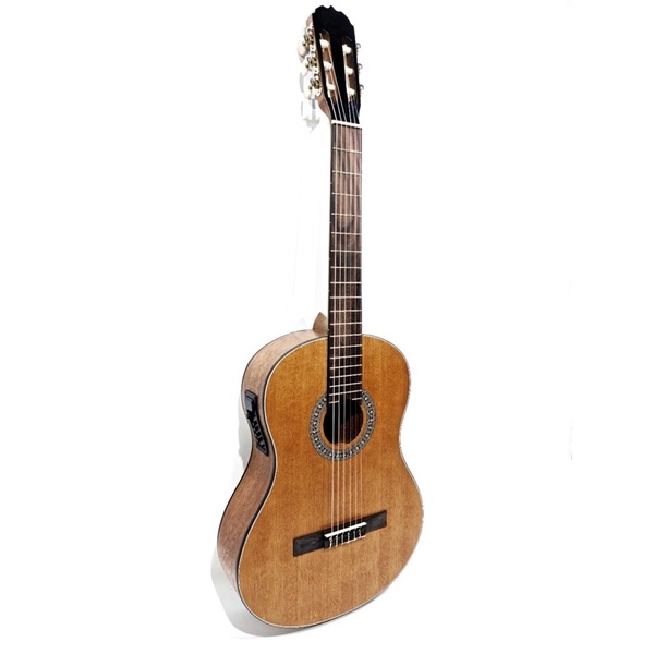 Gitar Classic Elektrik Merk Cowboy Original Tipe CG-100 NS NA Equalizer Eq-7545 Senar Nylon Klasik