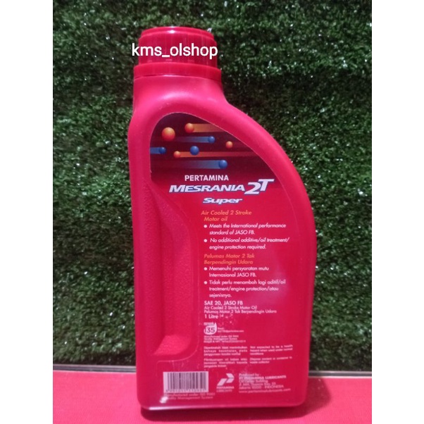 Oli Samping Mesrania 2T OB ( SAE 30 ) dan FB ( SAE 20 ) 1 Liter Oli Pertamina 1000 ml (Asli)