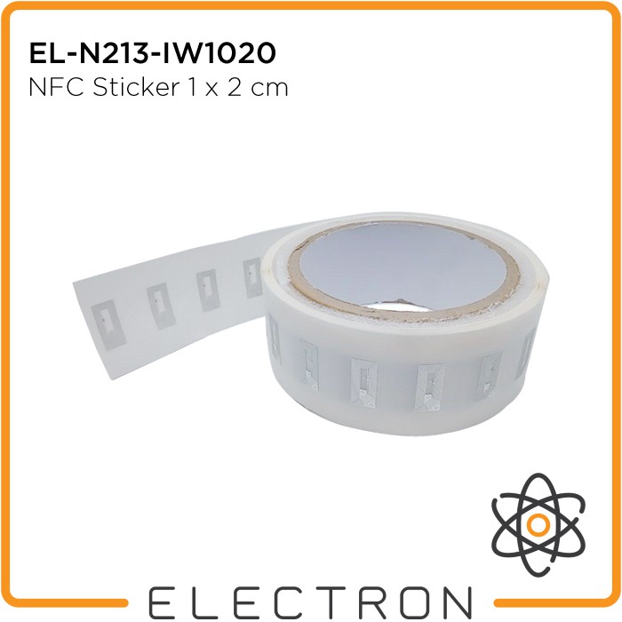 EL-N213-IW1020 NFC Sticker Kecil RFID Label Tag Compatible NTag213