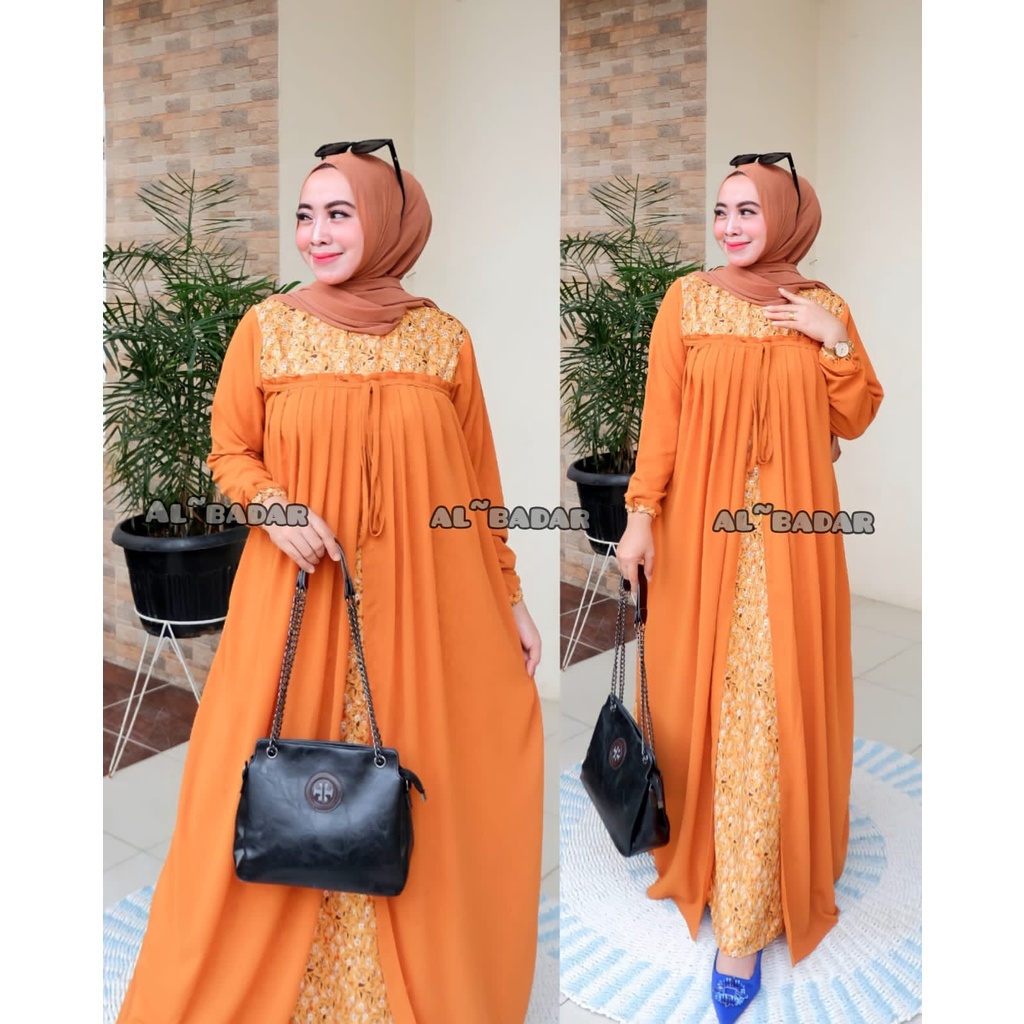 [ BISA COD] GAMIS SHAKILA IMPORT MIX CERUTY BABYDOLL, DRESS SHAKILA MODEL TERBARU,GAMIS BUSUIBY AL BADDAR